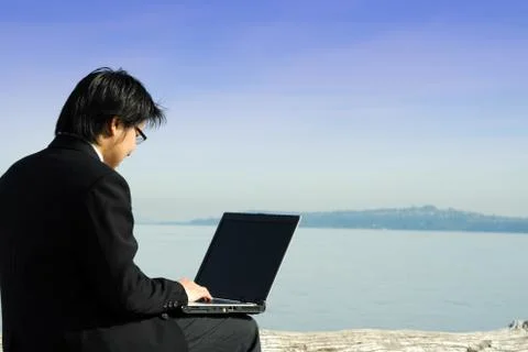 Working businessman Stock Photos
