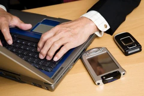 Working businessman Stock Photos