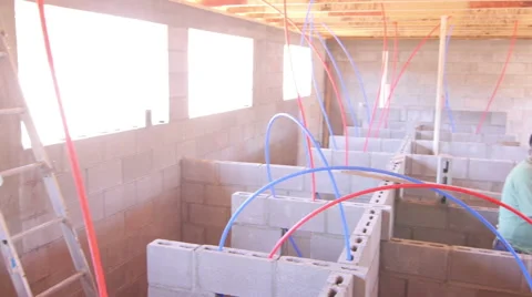 Working a ceiling light fixture Video stock 40973134