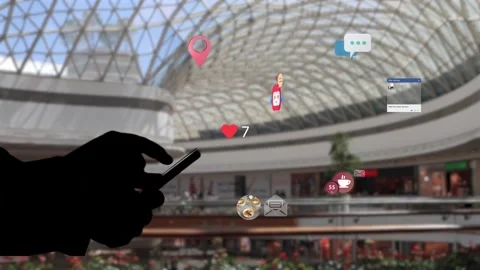 Working with chat gpt bot AI online, connecting with AI and using a chat GPT. IT Stock Footage 245481082
