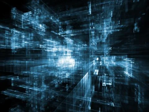 Working City Stock Illustration