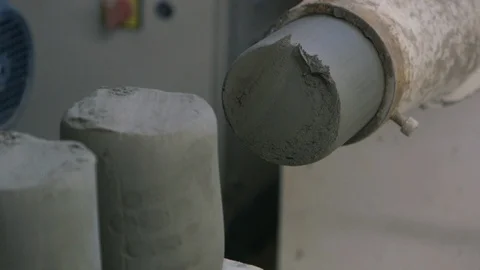 Working the clay Stock Footage 87031076