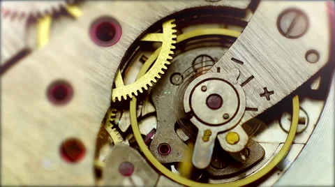 Working Clockwork Stockbeeldmateriaal 47137663