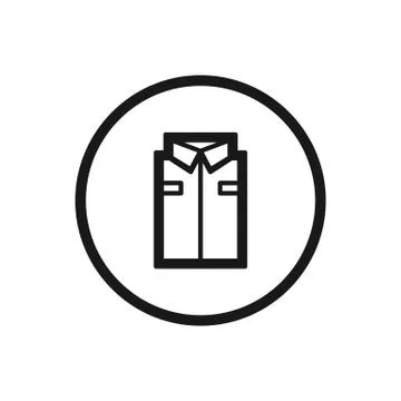 Working clothes line icon on a white background Stock Illustration