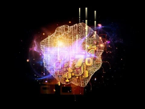 Working Cloud Technology Stock Illustration