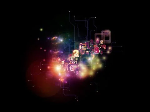 Working Cloud Technology Stock Illustration