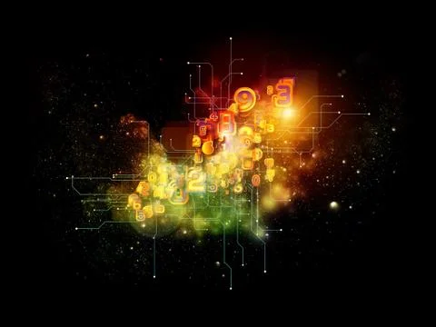 Working Cloud Technology Stock Illustration