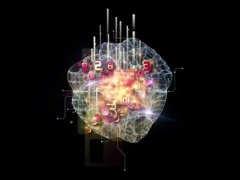 Working Cloud Technology Stock Illustration