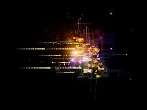 Working Cloud Technology Stock Illustration