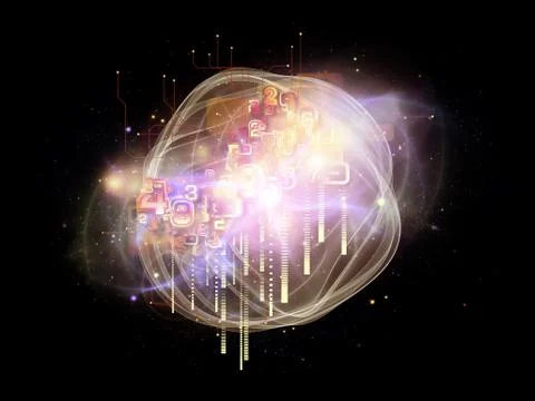 Working Cloud Technology Stock Illustration