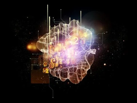 Working Cloud Technology Stock Illustration