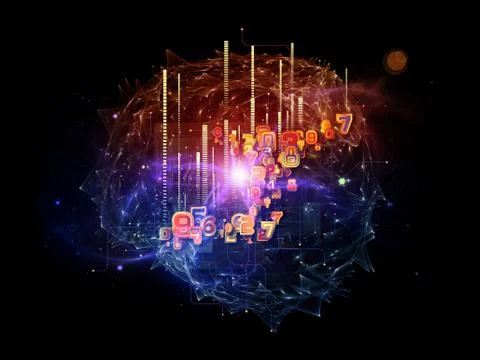 Working Cloud Technology Stock Illustration