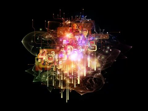 Working Cloud Technology Stock Illustration