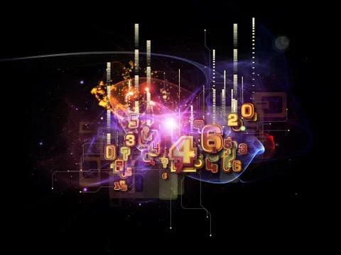 Working Cloud Technology Stock Illustration