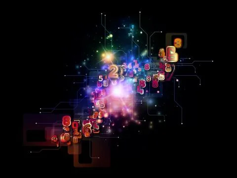 Working Cloud Technology Stock Illustration