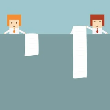 Working competition Stock Illustration