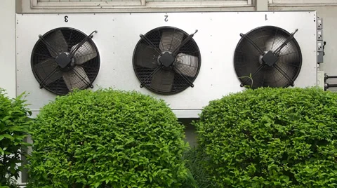 Working of the compressor unit Stock Footage 35190078