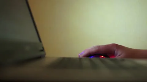 Working On Computer 003 Stock Footage 12724111