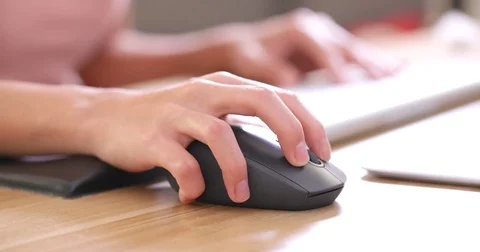 Working on Computer Stock Footage 83233958