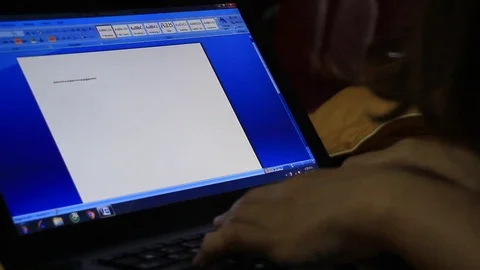 Working with computers Stock Footage 70689071