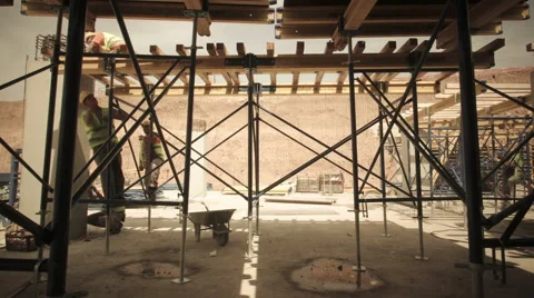 Working at construction site Video stock 41255445