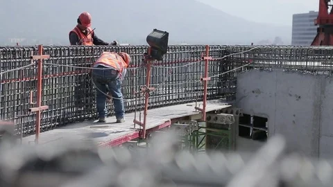 Working on construction site Video stock 77051703