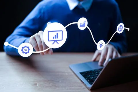Working on content management system with data analysis and online tools for Stock Photos