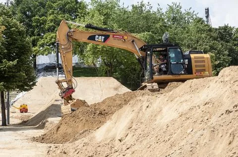 Working on the course Stock Photos