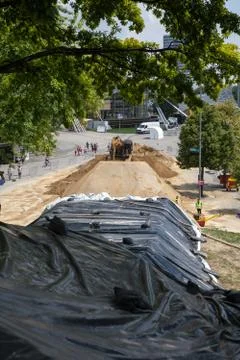 Working on the course Stock Photos