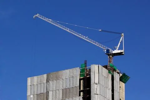 Working crane Stock Photos