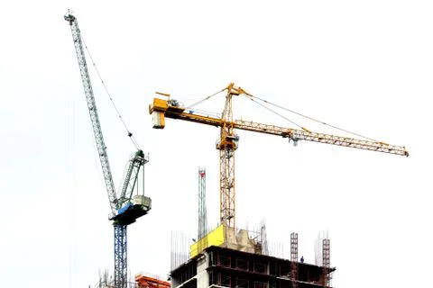 Working crane Stock Photos