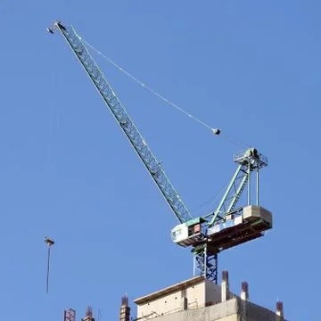 Working crane Stock Photos
