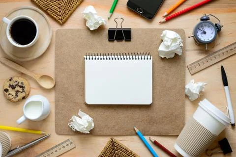 Working creative process Stock Photos