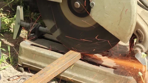 Working with cutting machine. Stock Footage 51606036