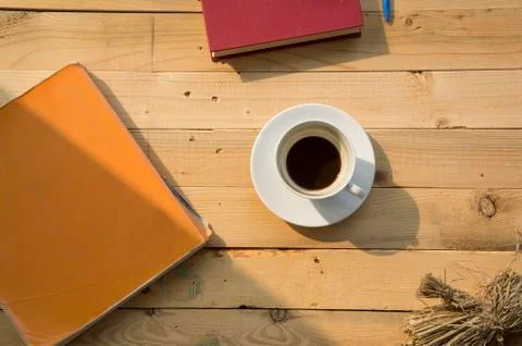 Working day with coffee Stock Photos