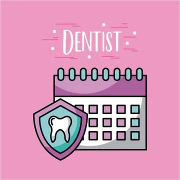 Working dentist profession Stock-Illustration