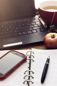 Working Desk Stock-Fotos