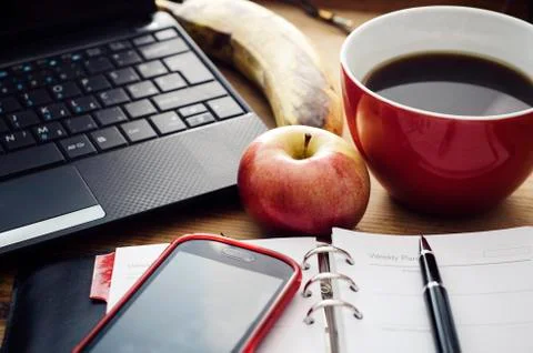 Working Desk Stock-Fotos