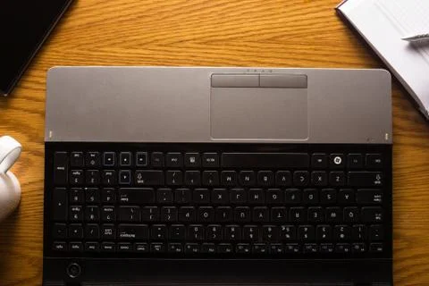 Working desk space. Stock Photos