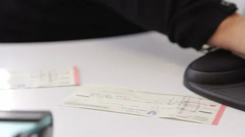 Working on desktop PC Stock Footage 77051042