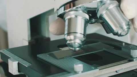 Working diligently in a high-tech laboratory, with the latest technology Stock Footage 336582603