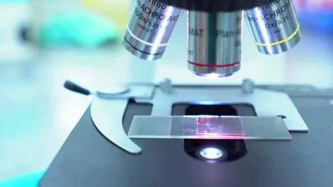 Working diligently in a high-tech laboratory, with the latest technology Stock Footage 336582660