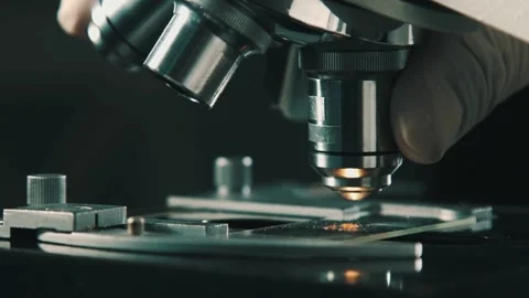 Working diligently in a high-tech laboratory, with the latest technology Stock Footage 336582698