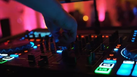 Working As A DJ Stock Footage 106210506