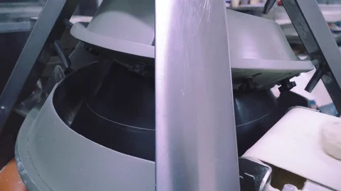 Working dough preparing machine Stock Footage 73366535