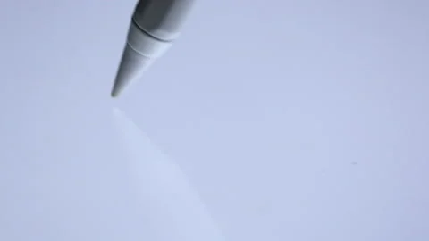 Working With Drawing Tablet and Pencil, Close Up Shot 03 Stock Footage 217806922