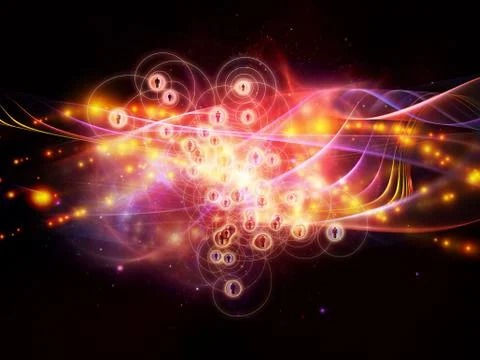 Working Dynamic Network イラスト素材