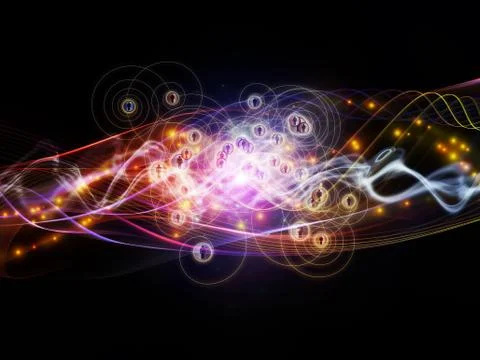 Working Dynamic Network Stock Illustration