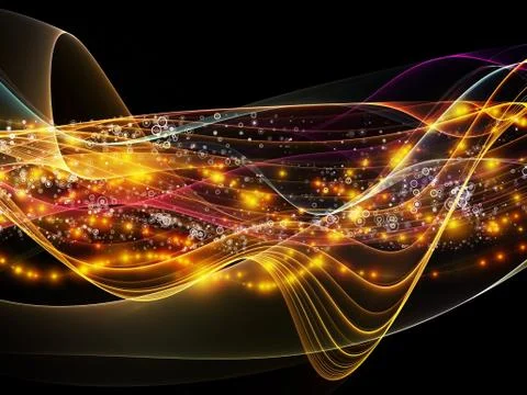 Working Dynamic Network Stockillustratie