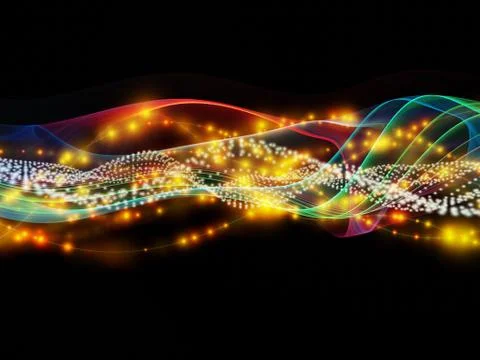 Working Dynamic Network Stock Illustration